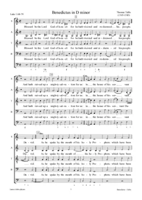Benedictus in D minor