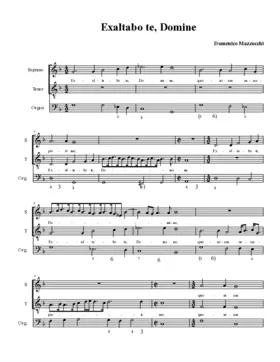 Exaltabo te, Domine