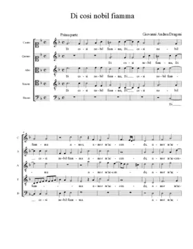 Di cosi nobil fiamma