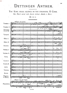 Dettingen Anthem, HWV 265