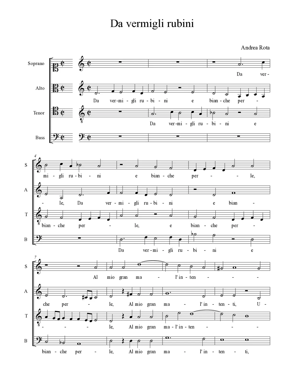 Da vermigli rubini - Page 1