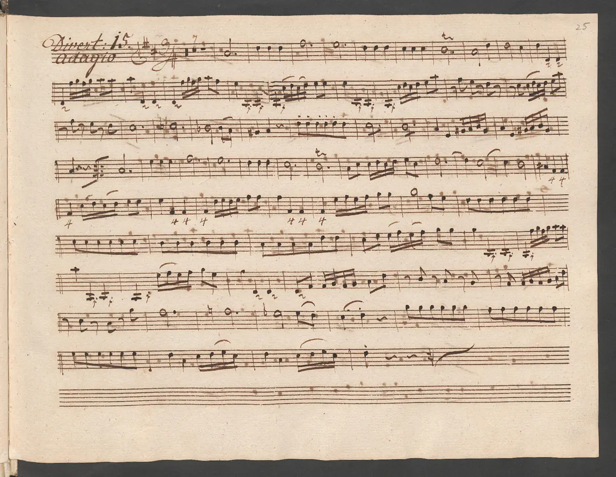 Baryton Trio in D major - Page 1