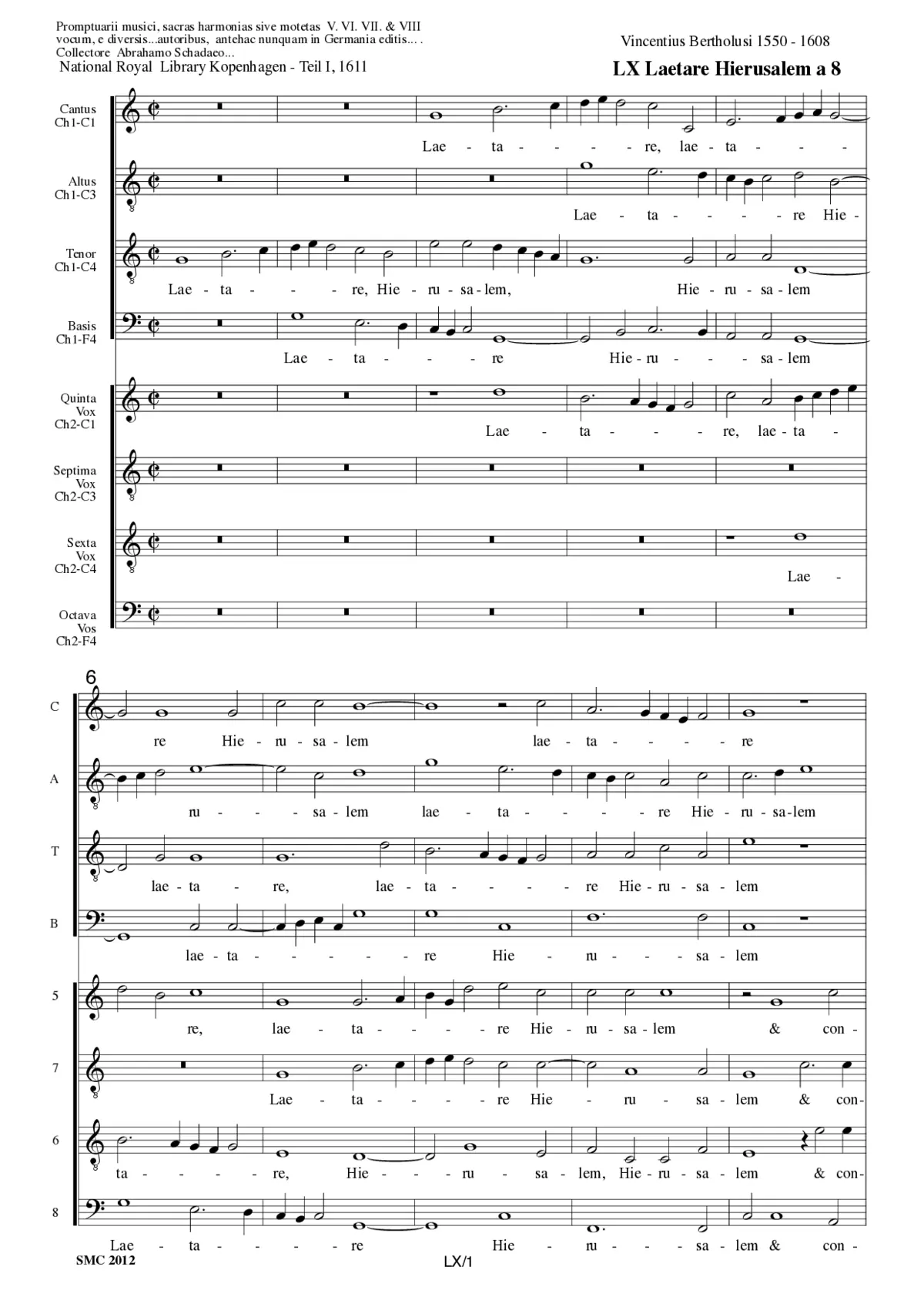 Laetare Hierusalem - Page 1