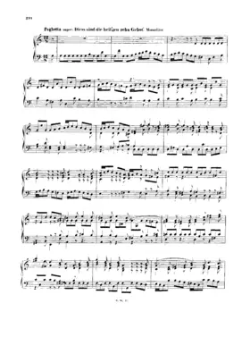 Fughetta super 'Dies sind die heilgen zehn Gebot'