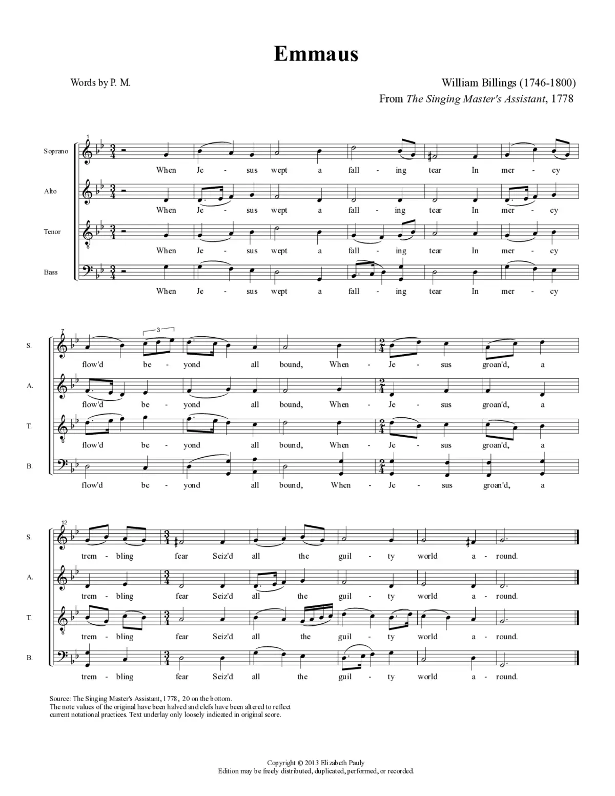 Emmaus - Page 1