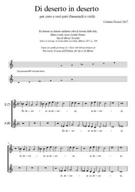 Di deserto in deserto