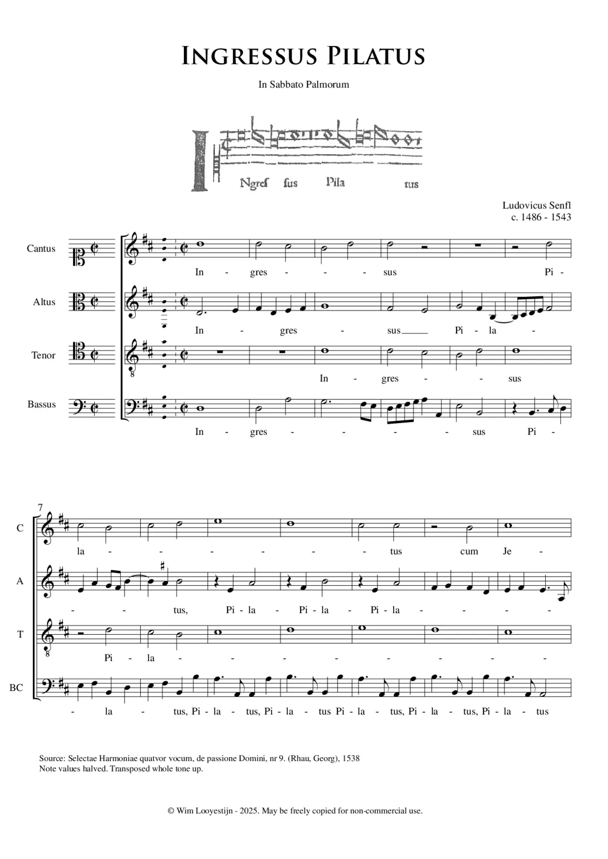 Ingressus Pilatus - Page 1