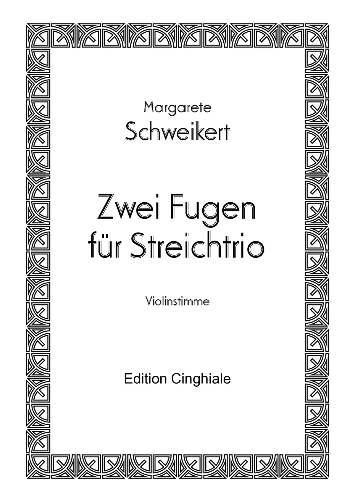 2 Fugen für Streichtrio - Page 1