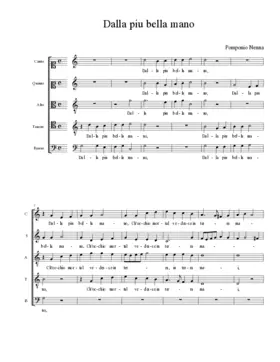 Dalla piu bella mano