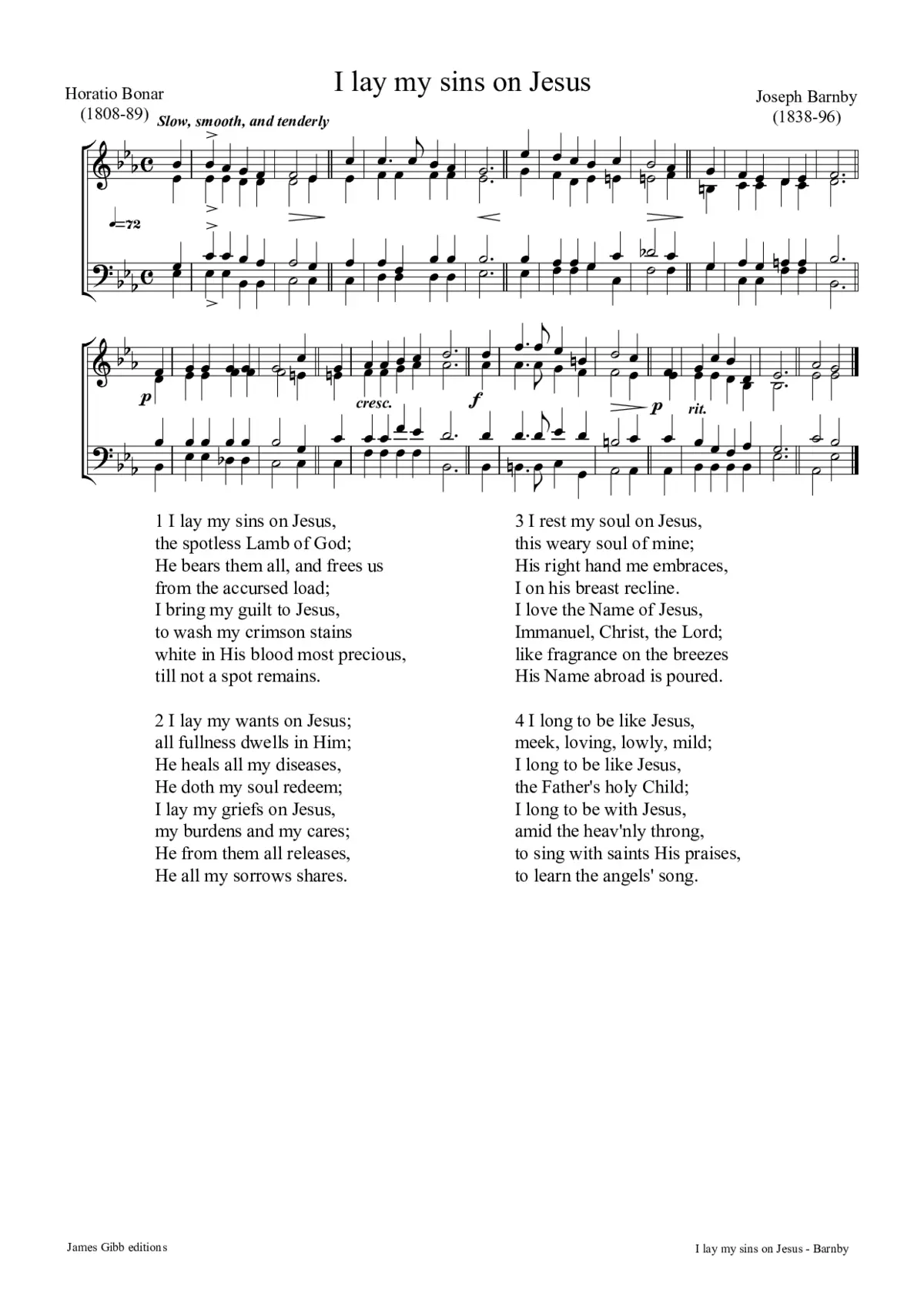 I lay my sins on Jesus - Page 1