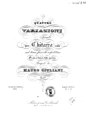 4 Variazioni e Finale