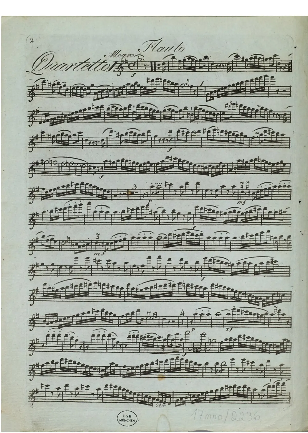 3 Flute Quartets - Page 1