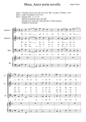 Musa, Amor porta novella