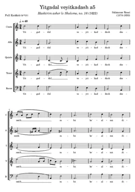 Yitgadal veyitkadash - full kadish