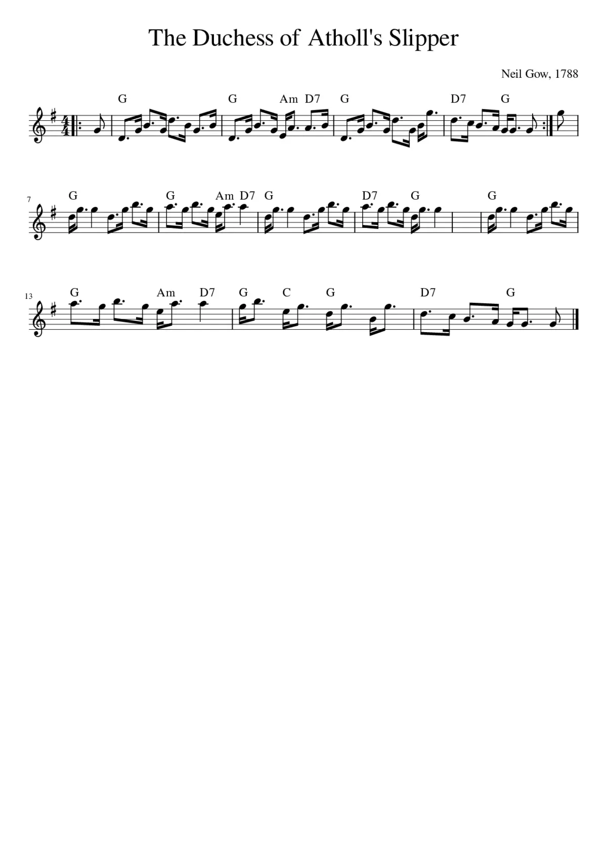 The Duchess of Atholl's Slipper - Page 1