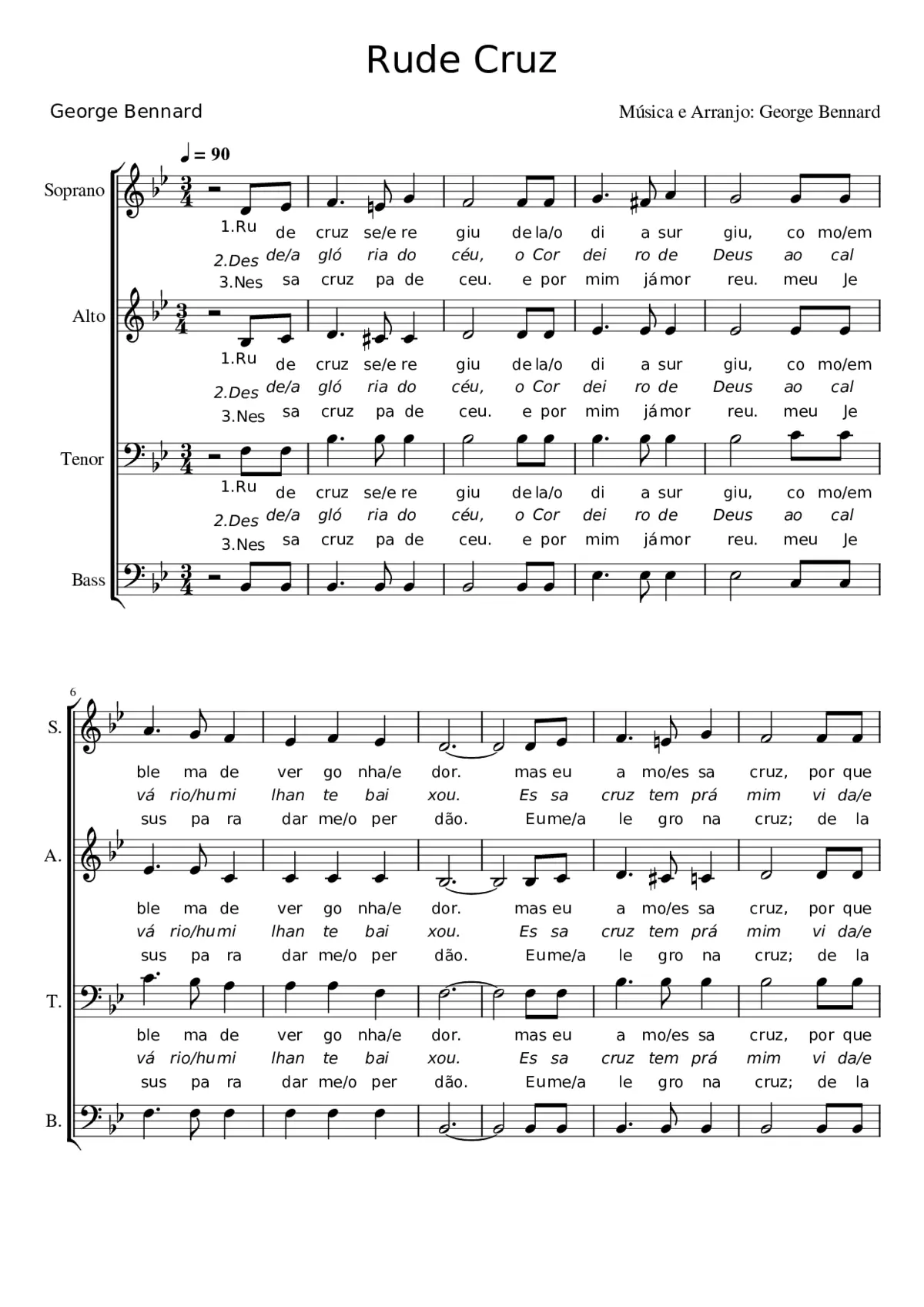 Rude cruz se erigiu - Page 1