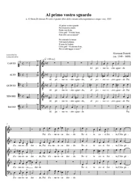 Al primo vostro sguardo