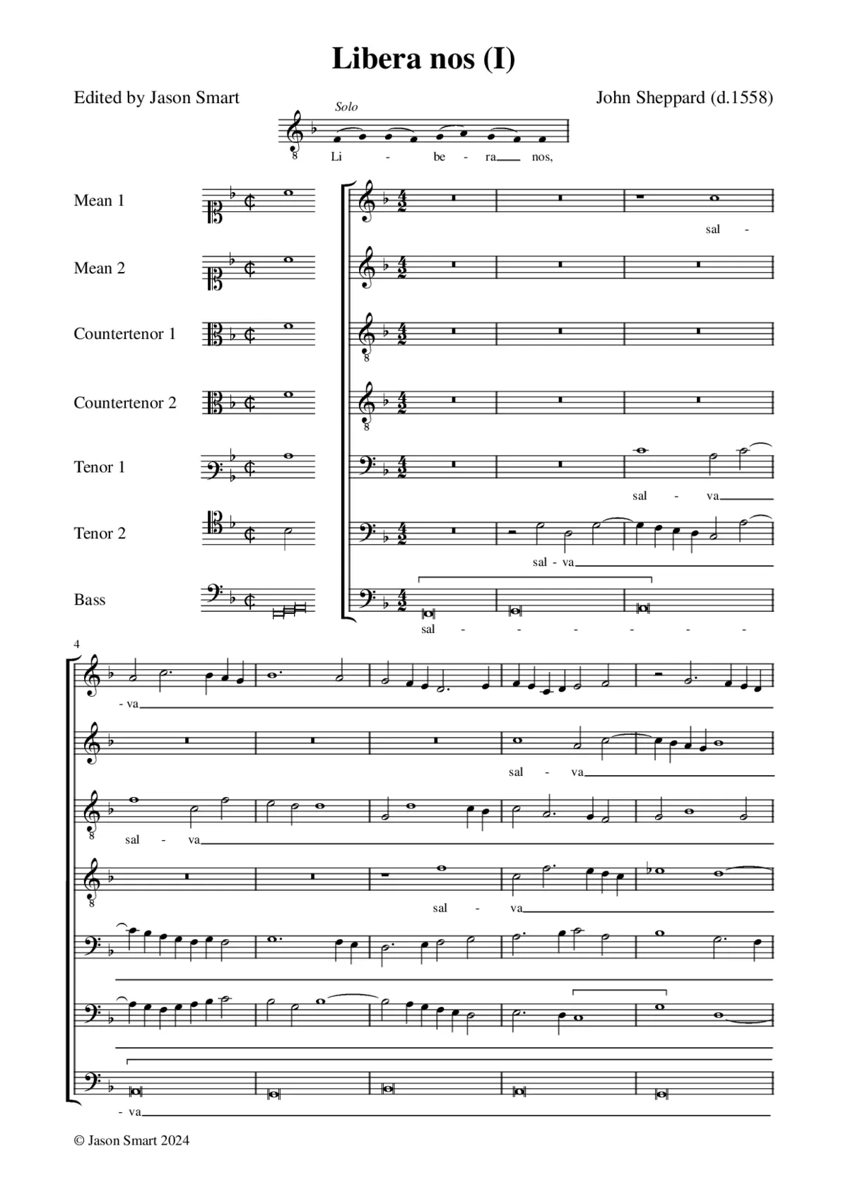 Libera nos, salva nos I - Page 1