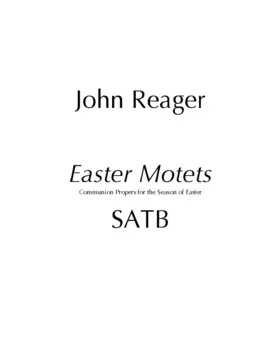 Easter Motets