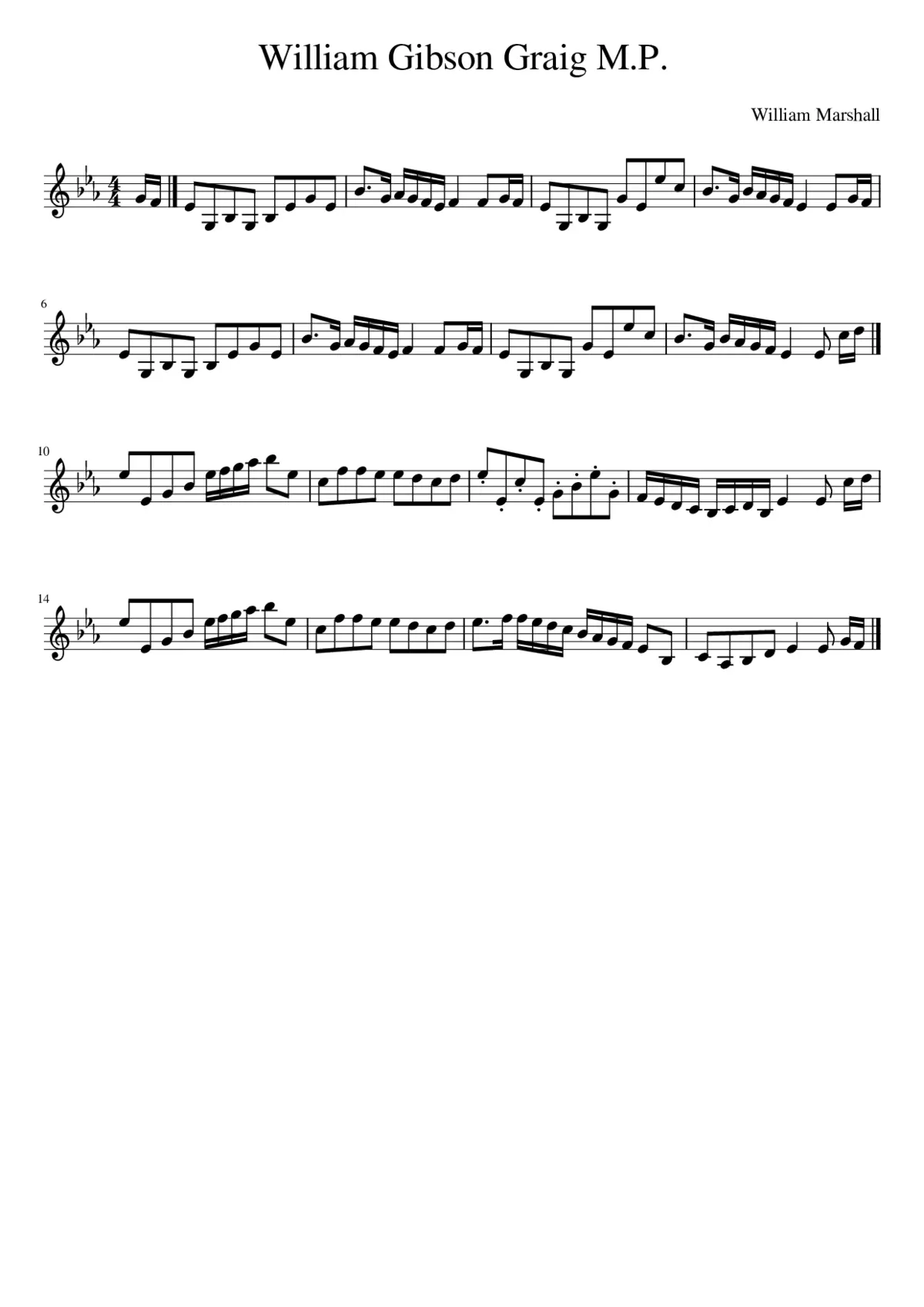 William Gibson Graig M.P. - Page 1