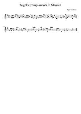 Nigel's Compliments to Manuel