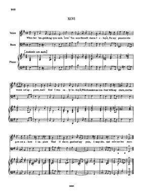 When Her Languishing Eyes Said Love