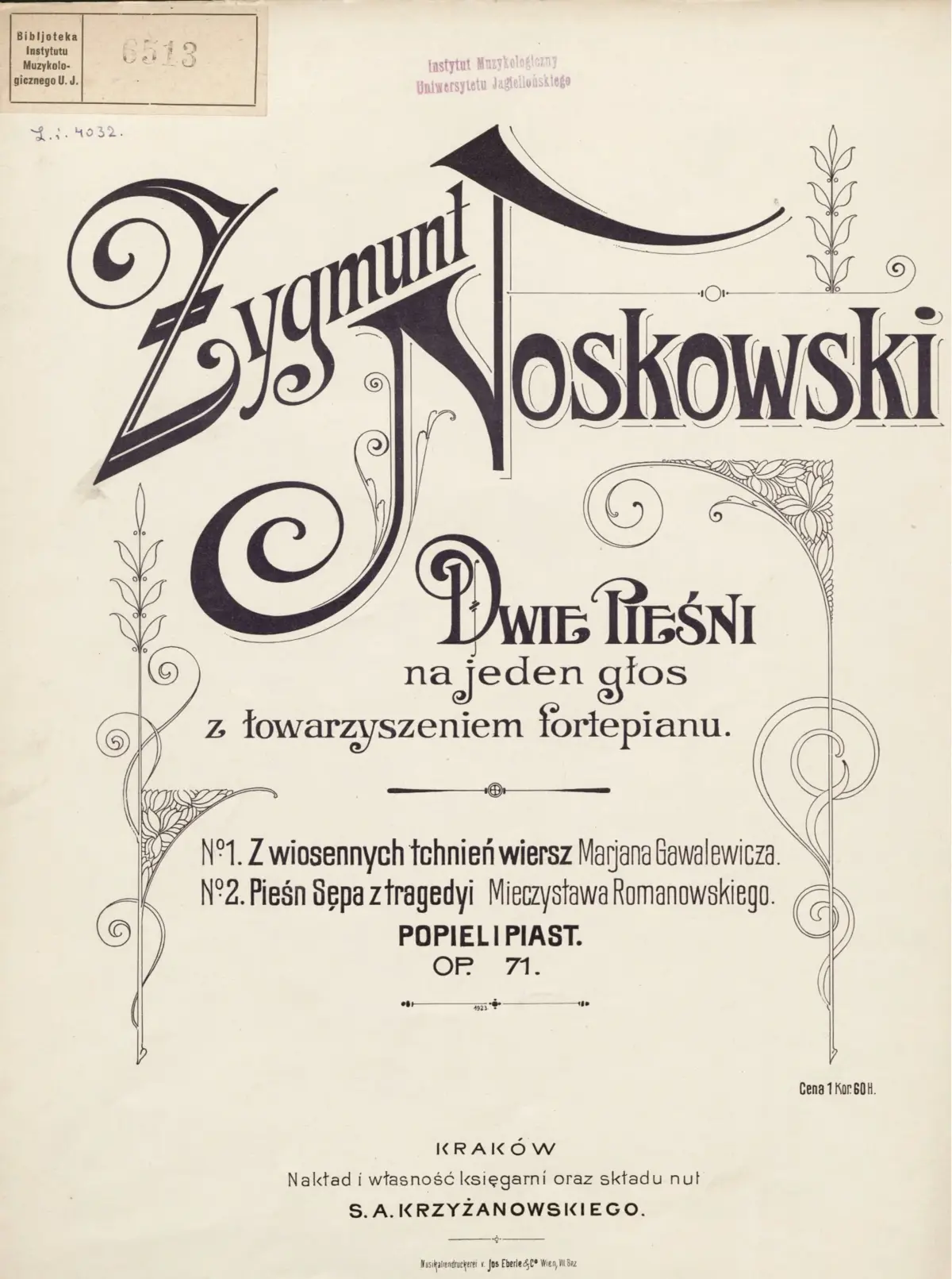2 Pieśni - Page 1