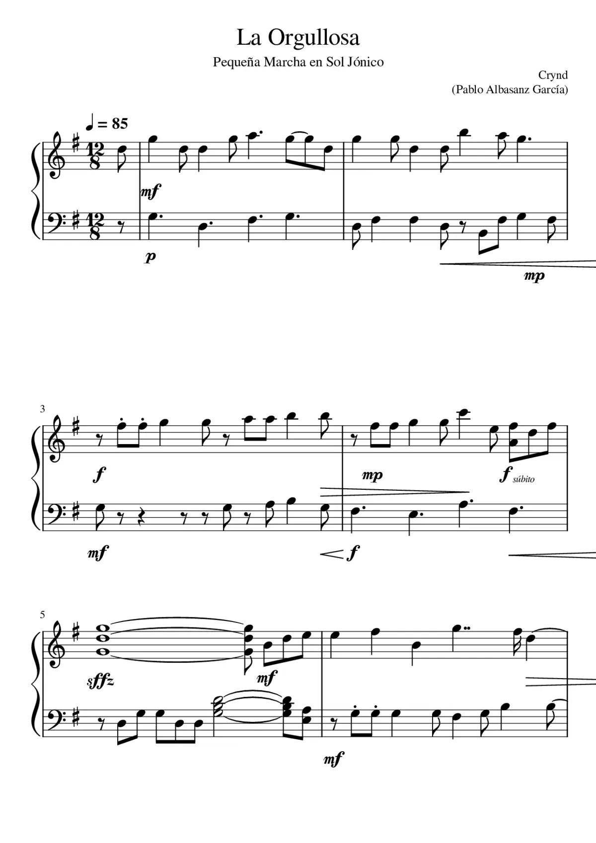 The Pride of March - Page 1