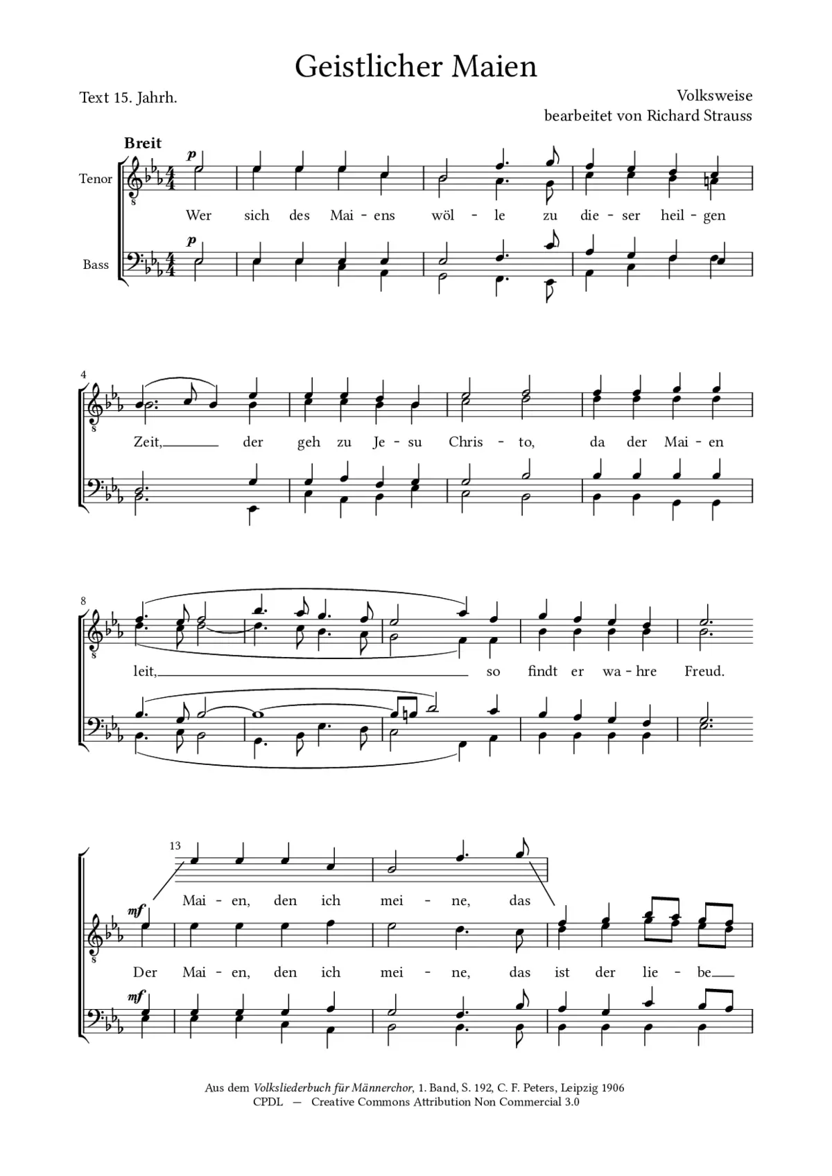 Geistlicher Maien - Page 1