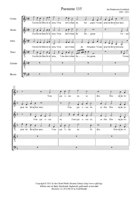 Pseaume 135 - Chantez de Dieu le renom