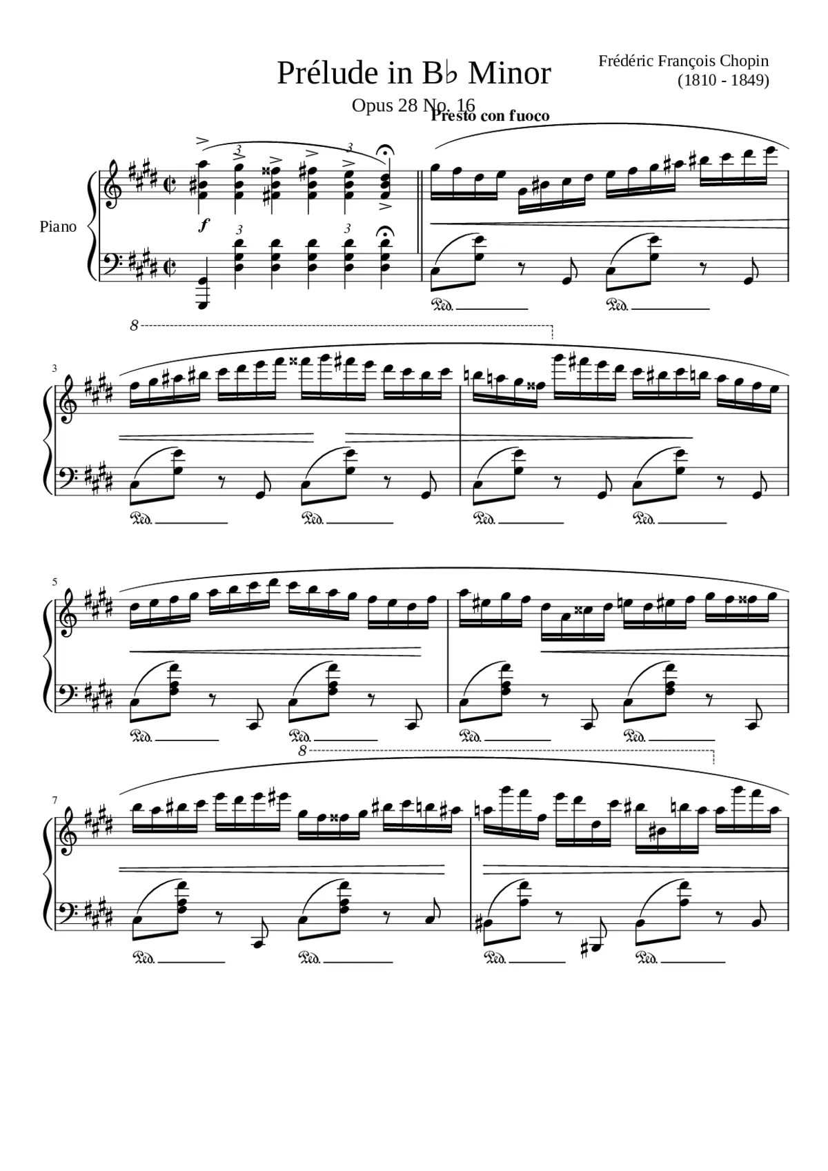 Preludes Op.28 - Page 1