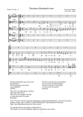 Dominus illuminatio mea