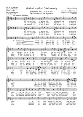 My God, my God, O tell me why