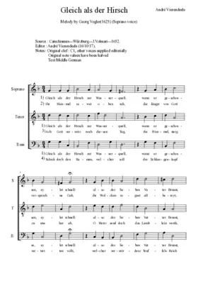 Gleich als der Hirsch