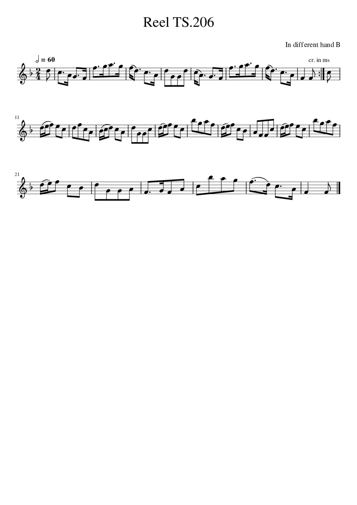 Reel TS.206 - Page 1