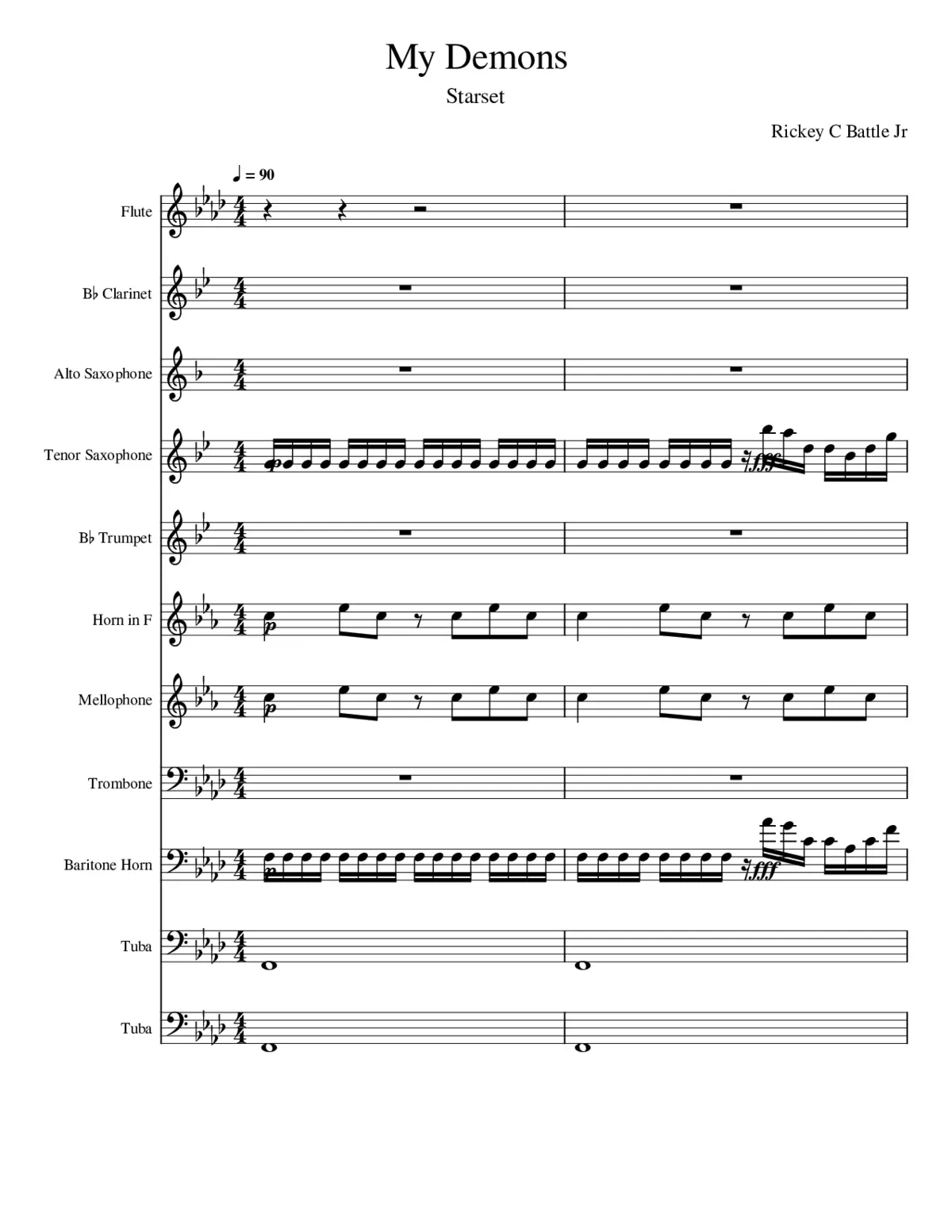 Starset My Demons - Page 1