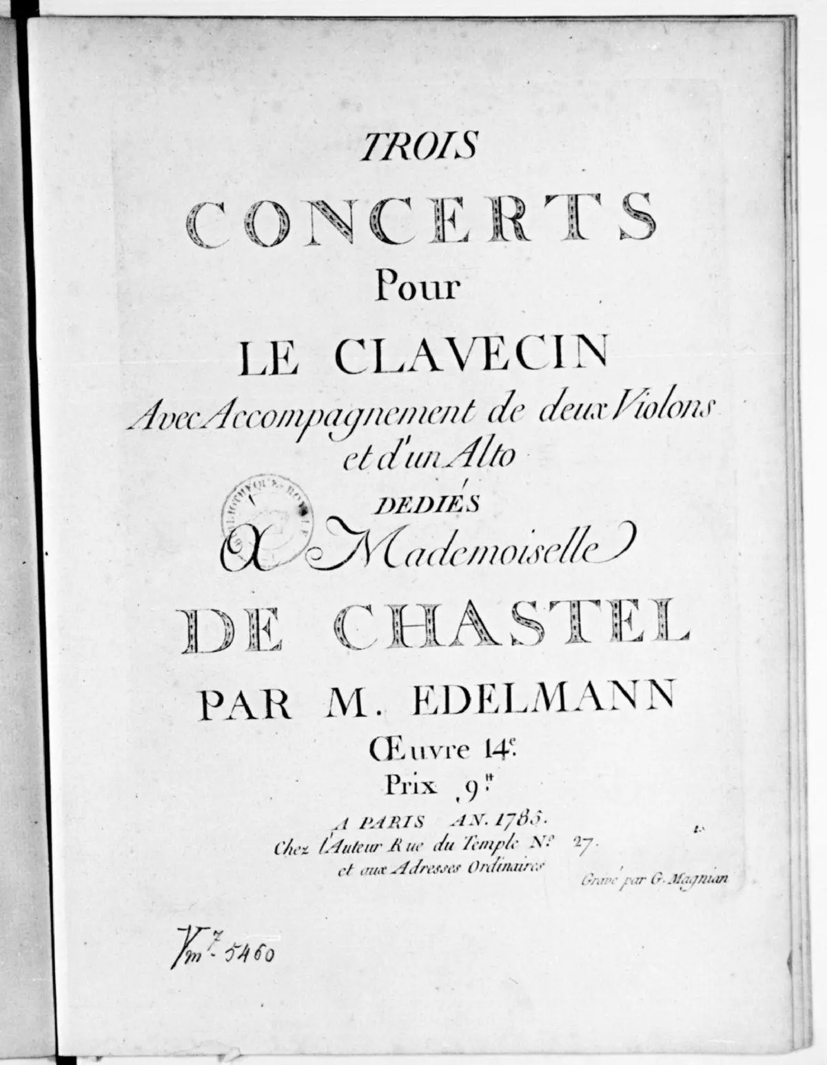 3 Harpsichord Concertos - Page 1