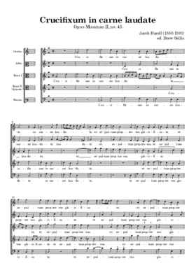 Crucifixum in carne laudate