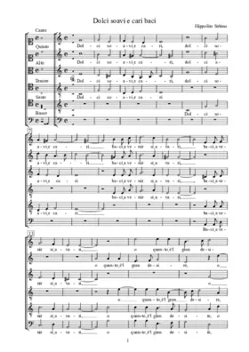 Dolci soavi e cari baci