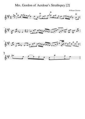 Mrs. Gordon of Aerdours Strathspey