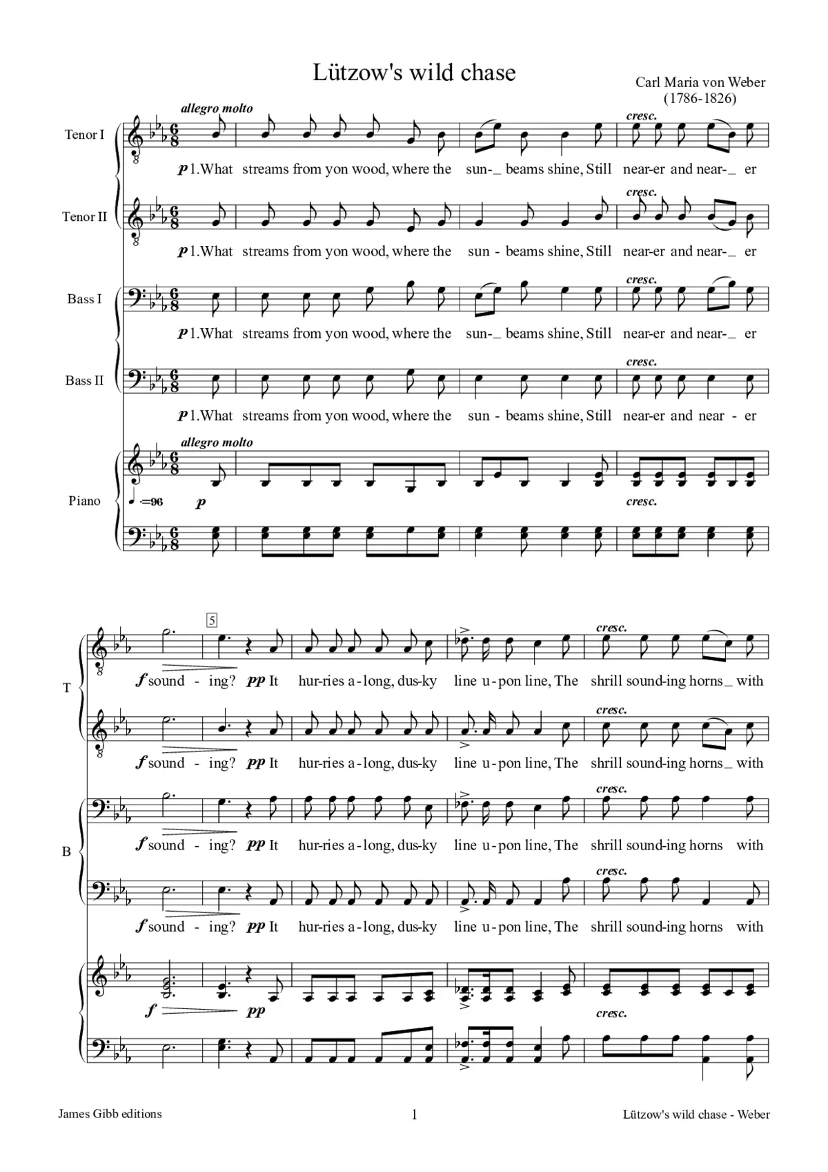 Lützows wilde Jagd - Page 1