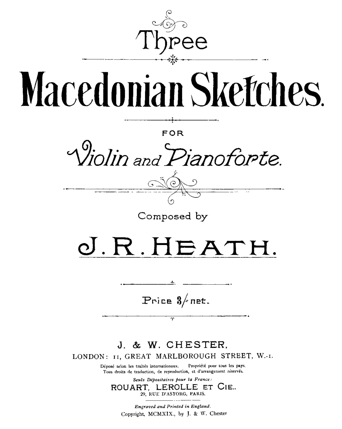 3 Macedonian Sketches - Page 1