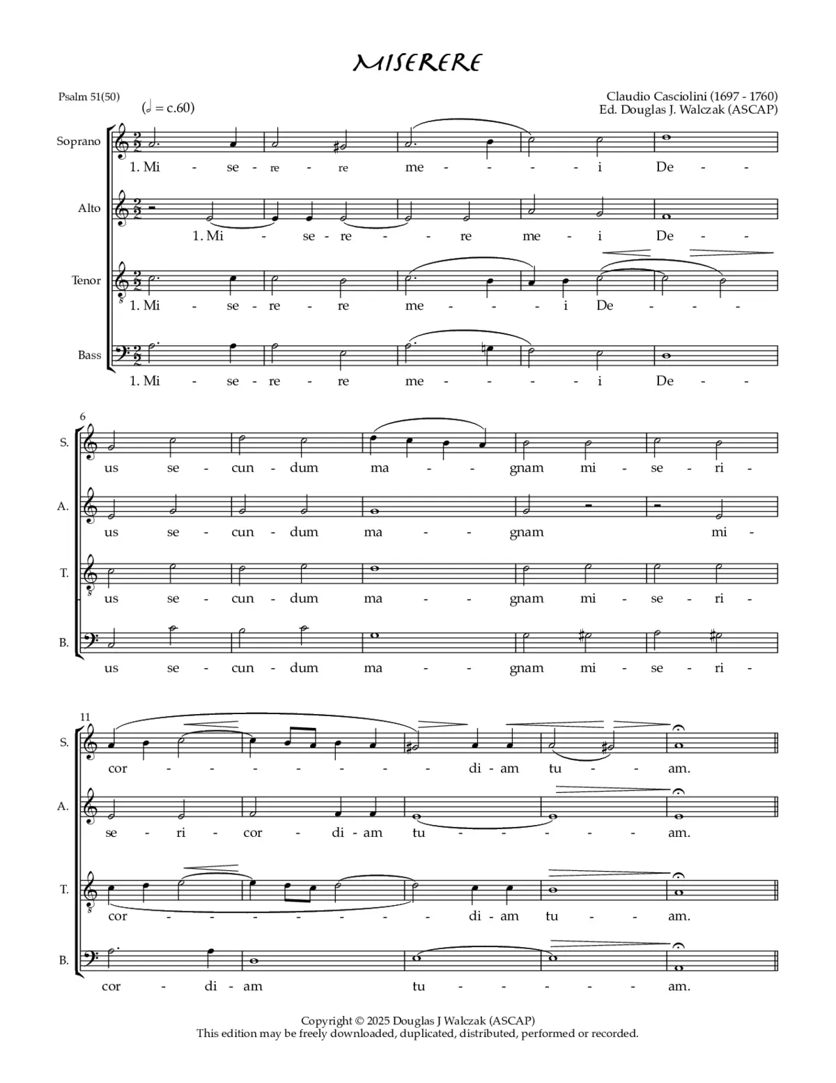 Miserere - Page 1