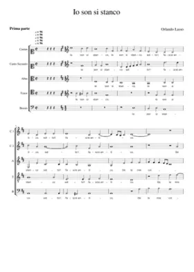 Io son sì stanco sotto'l fascio antico