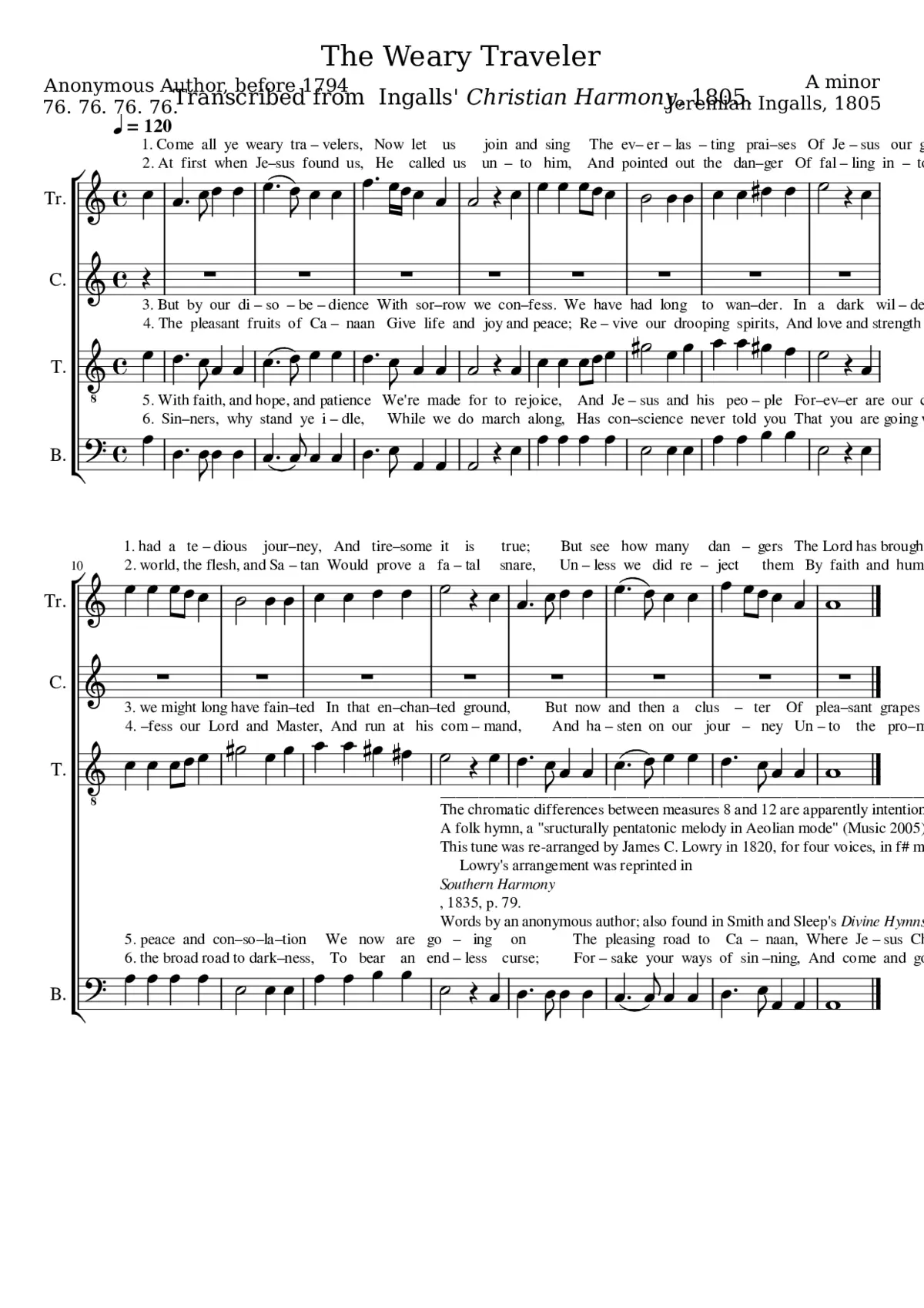 The Weary Traveler - Page 1