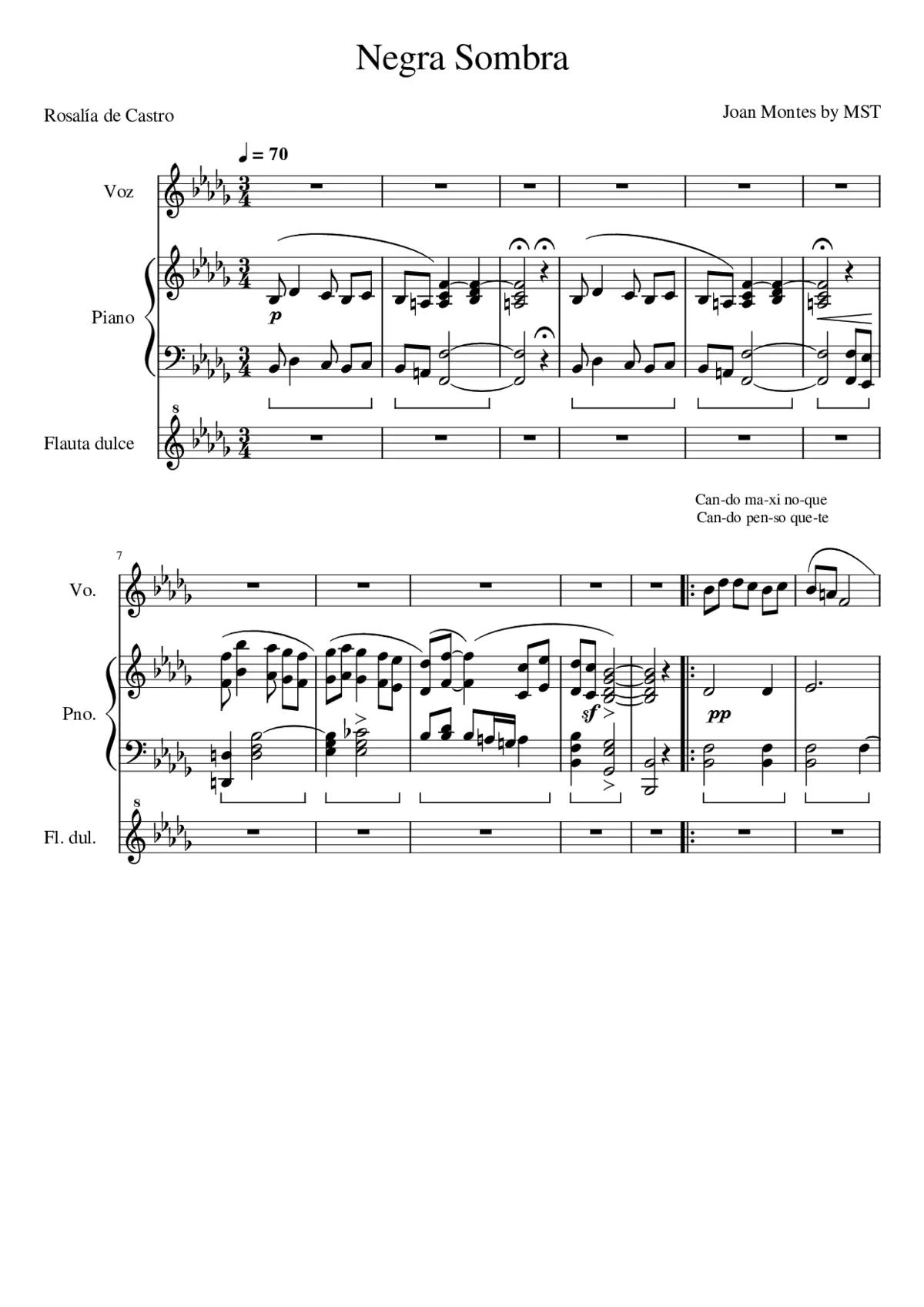 Negra Sombra - Page 1