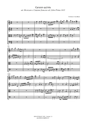 Canzon sopra Nono tono