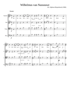 Wilhelmus van Nassouwe (Official Dutch Anthem) arrangement Diepenbrock