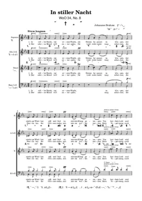 In stiller Nacht, 26 Deutsche Volkslieder, No. 8