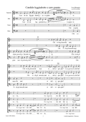 Candido leggiadretto e caro guanto